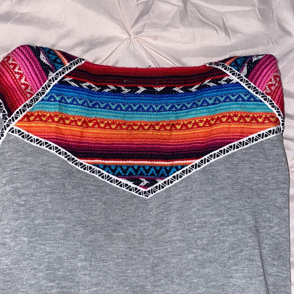 Lolita Rip Curl Mexican Blanket Sweatshirt sz M/L